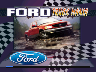 Ford Truck Mania title screen for Playstation